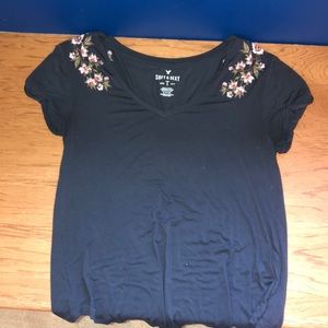 American Eagle soft and sexy Embroidered flowers